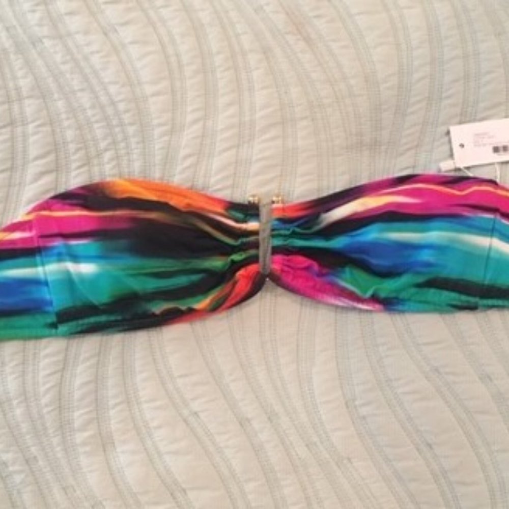 Milly Bandeau Bikini Top Size Small